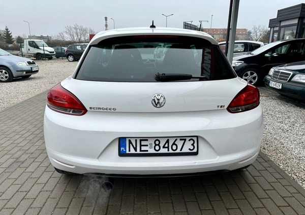 Volkswagen Scirocco cena 23500 przebieg: 175090, rok produkcji 2008 z Mirosławiec małe 497
